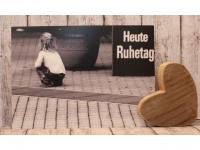 pk347 Postkarte fotoeigenArt "Heute Ruhetag"