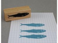 Stempel Perlenfischer Sprotte / Fisch