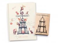 Stempel cats on appletrees Pyramide Nr.3