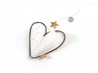 Winter Transparent Ornament Herz