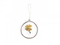 Goldklee Ornament "Herz"