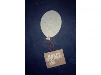 Ballon-Post "Happy Birthday"