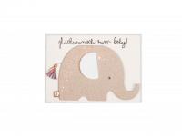 Elefanten Baby Karte "Glückwunsch zum Baby"
