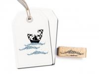 Stempel cats on appletrees Wasser / Welle Nr.1