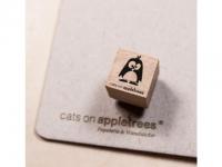 Stempel cats on appletrees Pinguin Oscar