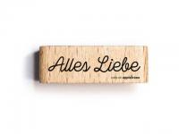 Stempel cats on appletrees "Alles Liebe"