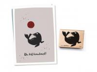 Stempel cats on appletrees Robbe Olaf