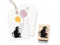 Stempel cats on appletrees Affe Frederik