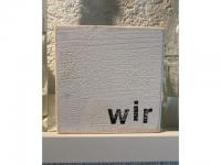 Holz-Wort 10 x 10 cm "wir_1"