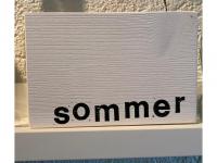 Holz-Wort 10 x 15 cm "sommer"