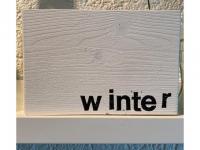 Holz-Wort 10 x 15 cm "winter"