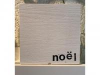 Holz-Wort 15 x 15 cm "noël"