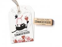 Stempel cats on appletrees "Ein Glas pure Sommerfreude"