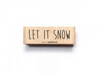 Stempel "Let it snow"