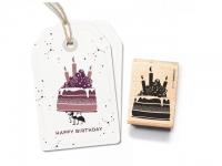 Stempel cats on appletrees Torte