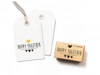 Stempel "Happy together"