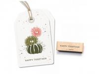 Stempel cats on appletrees "Happy together" Nr.2