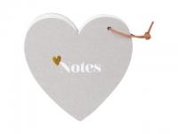 HOME OFFICE Notizblock Heartnotes Notes 