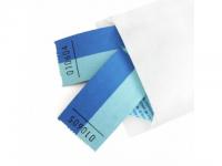 Feine Billetterie Ticket / Wertmarke hellblau / blau