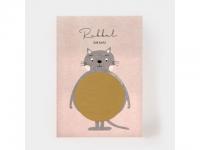 Rubbel-Postkarte "Rubbel die Katz"