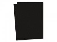 10 Blankokarten A6 - Pure schwarz