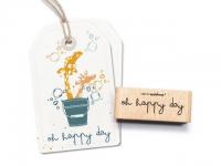 Stempel cats on appletrees "Oh happy day" Nr.2