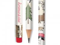 Bleistift mit Radiergummi Waldtiere