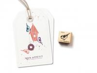 Stempel cats on appletrees Blaumeise Marie