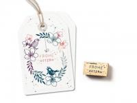 Stempel cats on appletrees "Frohe Ostern" Nr.3