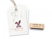 Stempel cats on appletrees "Lucky me, I found you"