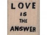 Stempel Desertstamps Bansky "Love is the answer"