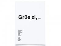 3294 Postkarte "grezi."