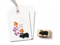 Stempel cats on appletrees Meerschweinchen Holger