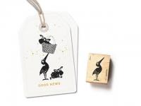 Stempel cats on appletrees Storch Hans