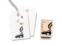 Stempel cats on appletrees Stinktier Wilfried