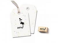 Stempel cats on appletrees "Moin"