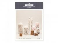 Decal Paper - 3 Bgen, bestempelbare Folie fr Motive auf Kerzen, Ostereiern, Glas & Keramik
