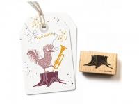 Stempel cats on appletrees Baumstamm Nr.1