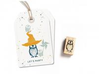Stempel cats on appletrees Uhu/EuleMargarethe