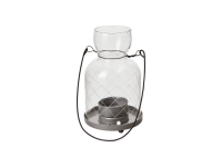 Kerzenhalter TINGLE, Glas klar, S, 8 x 13cm